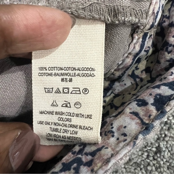 Free People 100% Cotton Apollo Utility Distressed Jacket Taupe Women’s Size XS - Picture 8 of 12